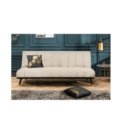 Invicta Interior Sofa rozkładana Belissima 180 cm beżowa