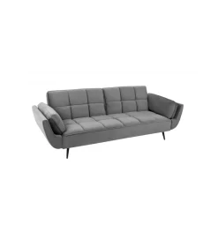 Invicta Interior Sofa rozkładana OLIWIA 213 cm szara