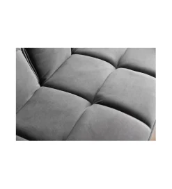 Invicta Interior Sofa rozkładana OLIWIA 213 cm szara