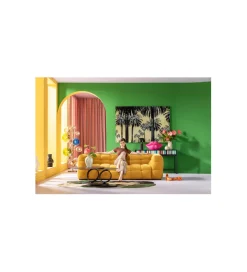 KDesign Sofa SALMANCA 240 cm żółta