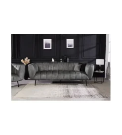 Invicta Interior Sofa Scarlett 225 cm szara
