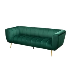Invicta Interior Sofa Scarlett 225 cm szmaragdowa zieleń