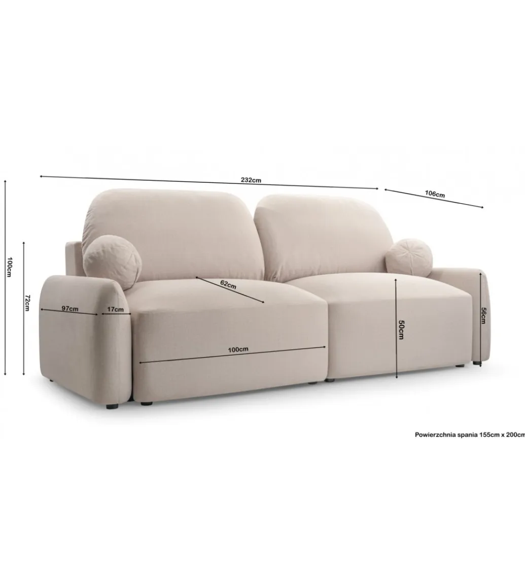 Kmeble Sofa SEVILLA 250 cm