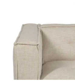 DENZO Sofa SIBARIS 218 cm beżowa