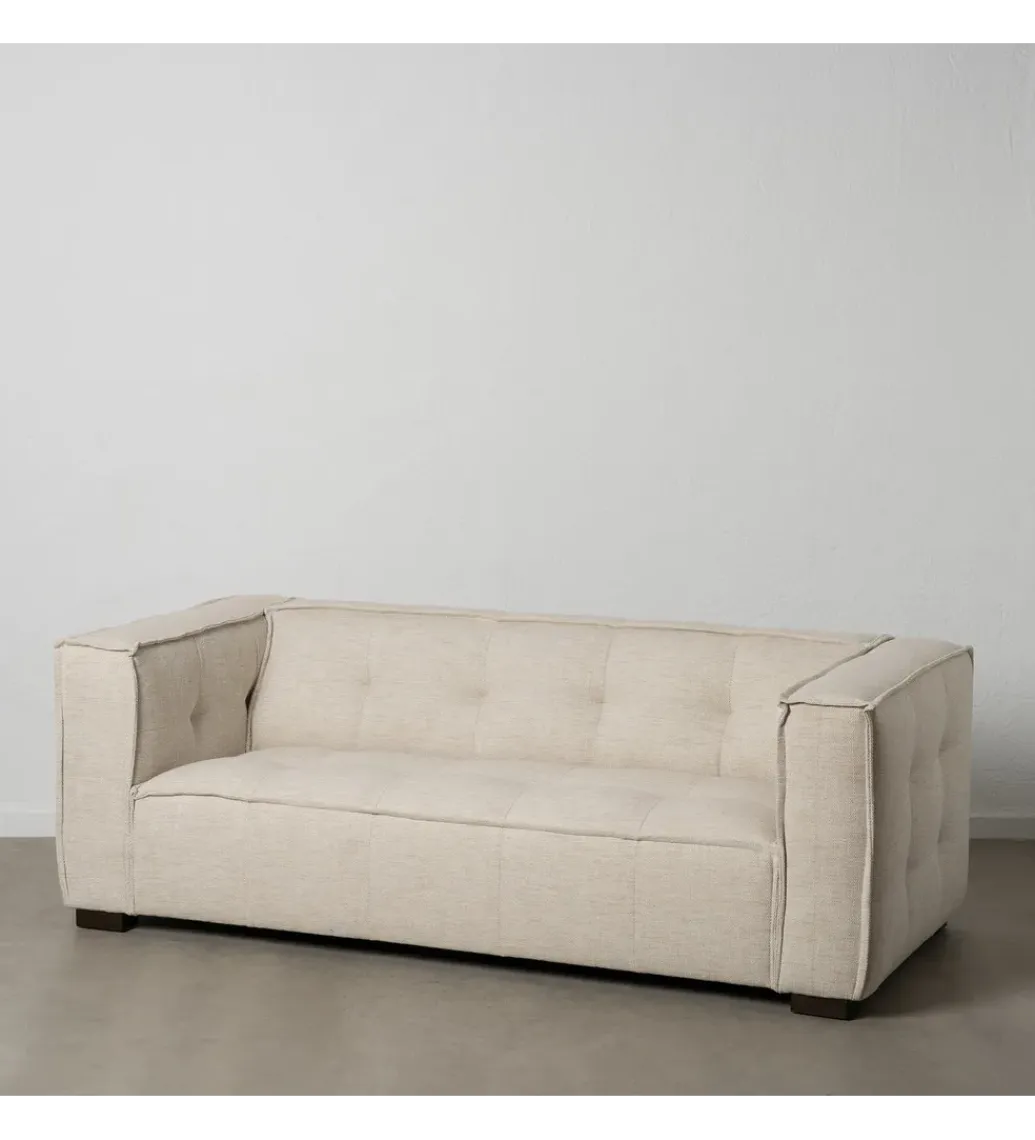 DENZO Sofa SIBARIS 218 cm beżowa