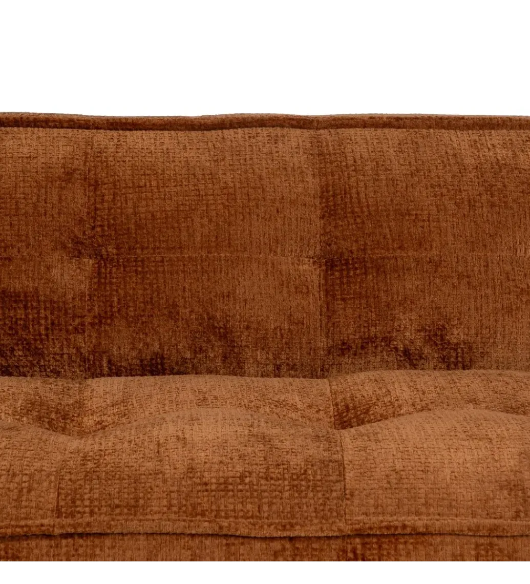 DENZO Sofa SIBARIS 218 cm ceglasta