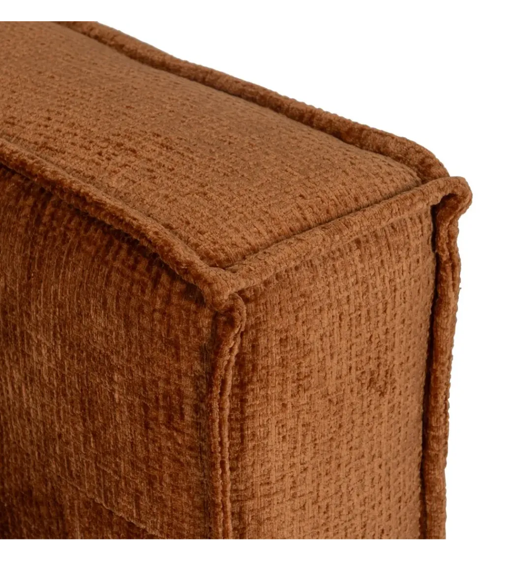 DENZO Sofa SIBARIS 218 cm ceglasta