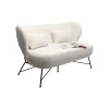 KARE Sofa Snow 234 cm Bouclé biała