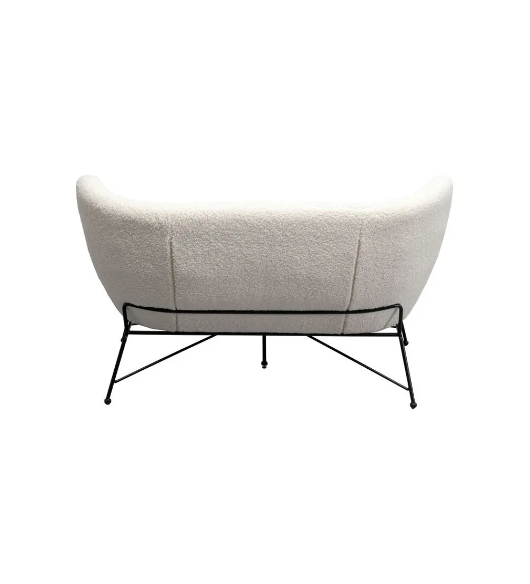 KARE Sofa Snow 234 cm Bouclé biała