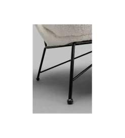 KARE Sofa Snow 234 cm Bouclé biała