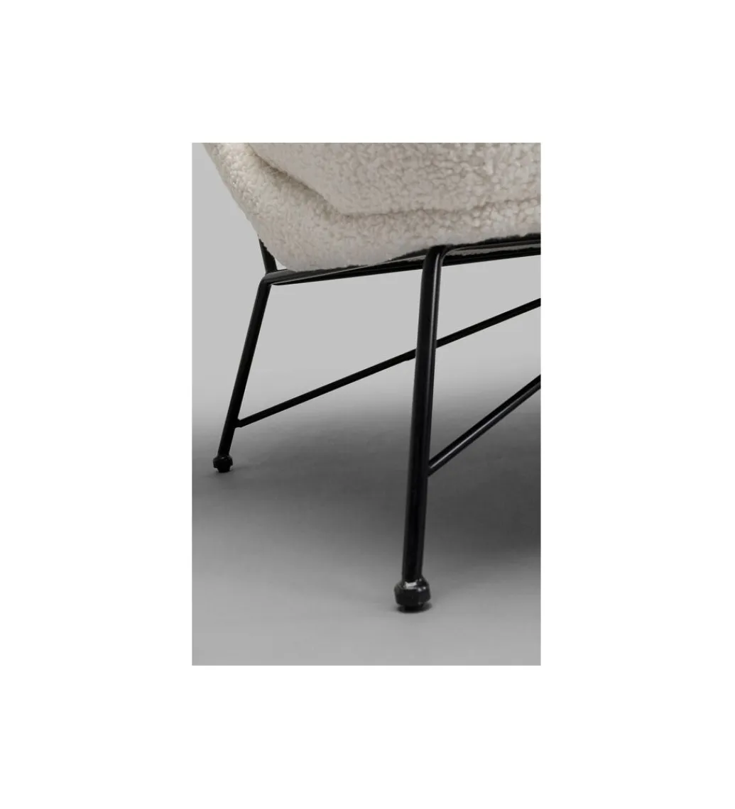KARE Sofa Snow 234 cm Bouclé biała