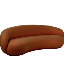 J-Line Sofa SNOW 234 cm pomarańczowa