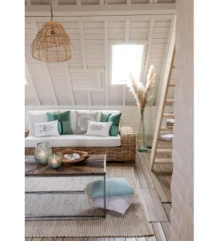 J-Line Sofa trzyosobowa BOHIM 215 cm rattan
