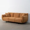 DENZO Sofa trzyosobowa MEFO 210 cm terakota