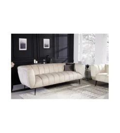 Invicta Interior Sofa trzyosobowa Scarlett 225 cm szampański beż