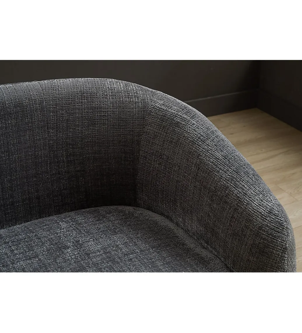 Invicta Interior Sofa VOQUE 200 cm chenille szara