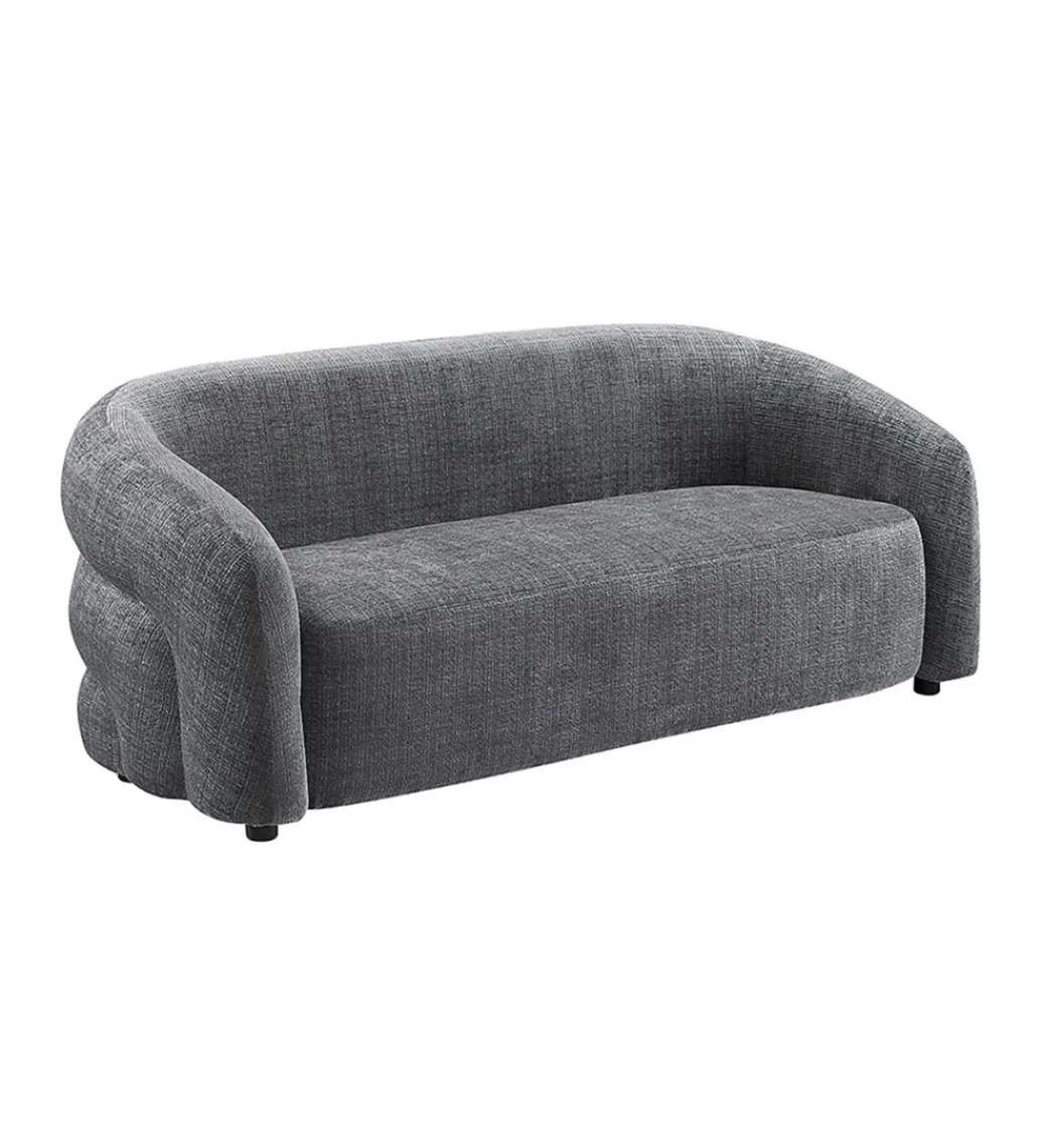 Invicta Interior Sofa VOQUE 200 cm chenille szara