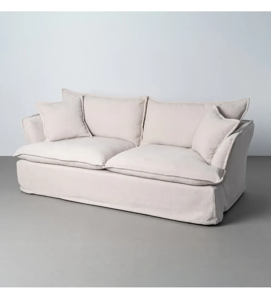 Zona-Design Sofa ZAPLASO 221 cm biała