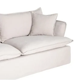 Zona-Design Sofa ZAPLASO 221 cm biała