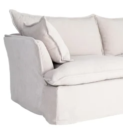 Zona-Design Sofa ZAPLASO 221 cm biała