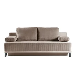ZDLINNEO Sofa z funkcją spania ROSSO 200 cm beżowy