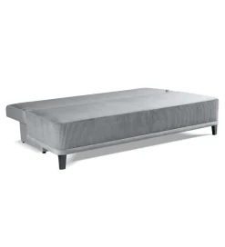 ZDLINNEO Sofa z funkcją spania ROSSO 200 cm szary