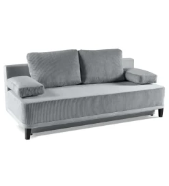 ZDLINNEO Sofa z funkcją spania ROSSO 200 cm szary