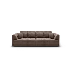 Wersal Sofa z funkcją spannia Big SofaTiga 302 cm z elektrycznie wysuwanym siedziskiem