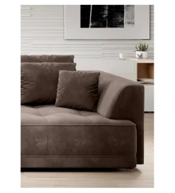 Wersal Sofa z funkcją spannia Big SofaTiga 302 cm z elektrycznie wysuwanym siedziskiem