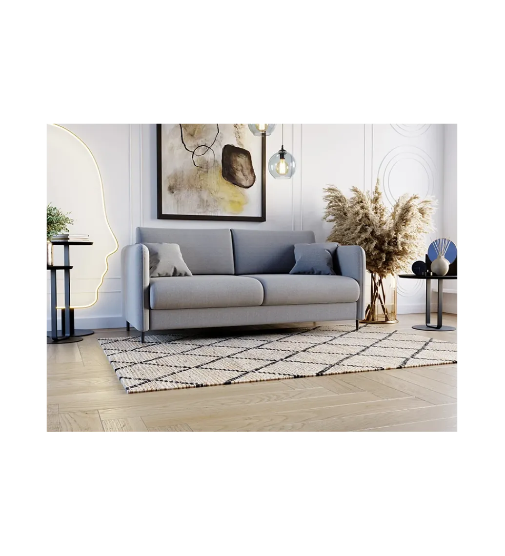 Meblepolak Sofa z włoskim stelażem SKY 182 cm z funkcją spania
