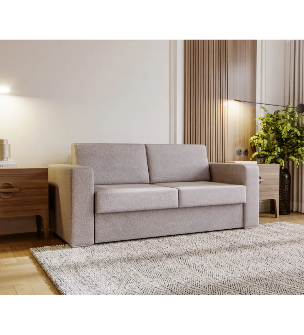 Meblepolak Sofa z włoskim stelażem SOUL 218 cm z funkcją spania