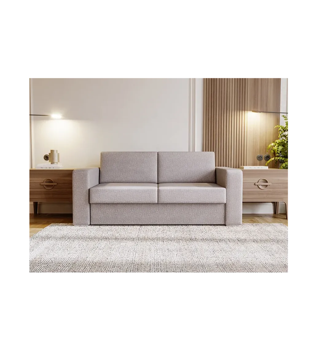 Meblepolak Sofa z włoskim stelażem SOUL 218 cm z funkcją spania