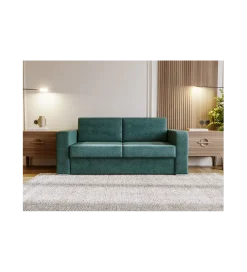 Meblepolak Sofa z włoskim stelażem SOUL 185 cm z funkcją spania i pojemnikiem na pościel