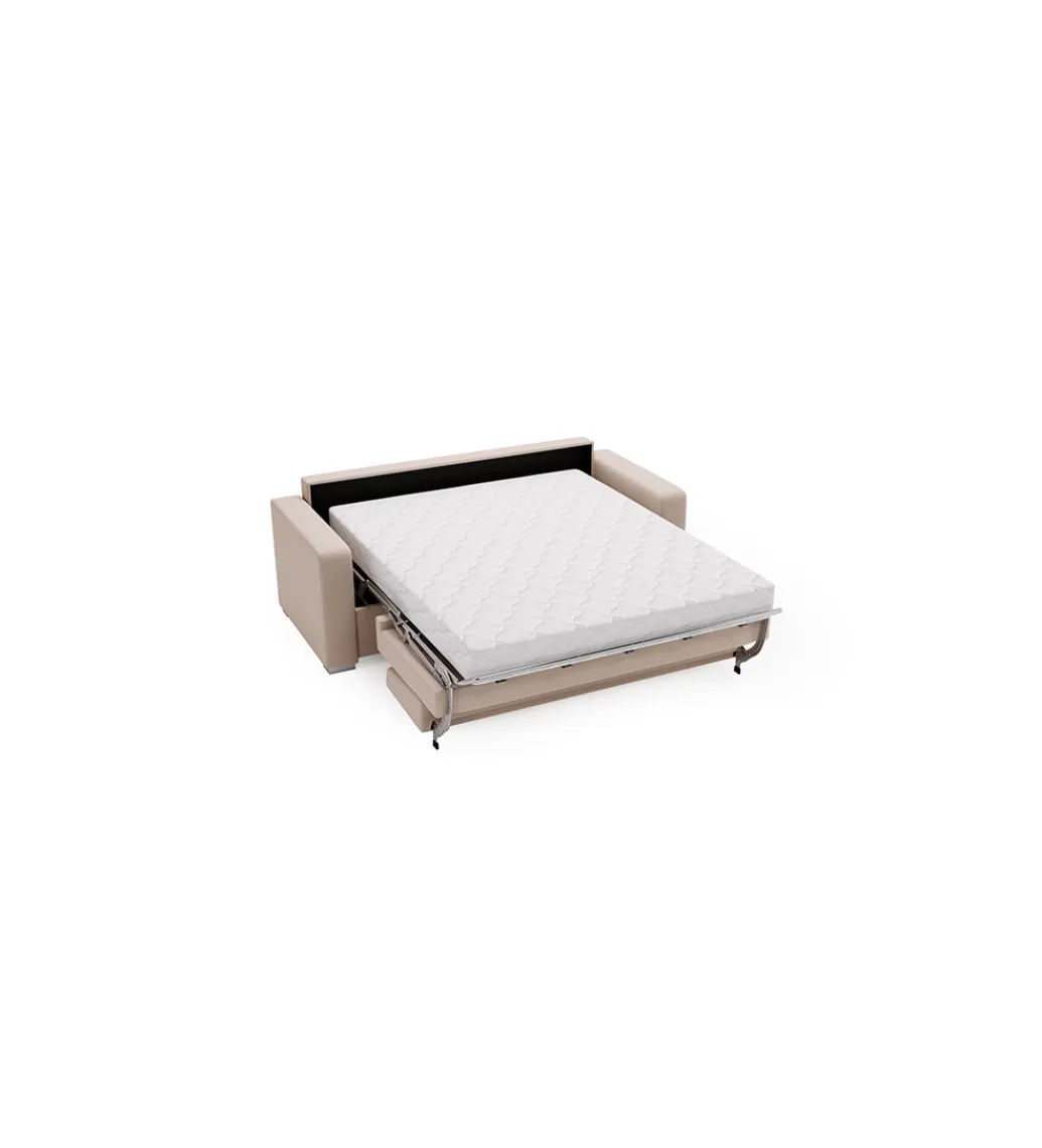Meblepolak Sofa z włoskim stelażem SOUL ONE 218 cm z funkcją spania