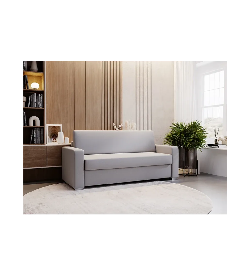 Meblepolak Sofa z włoskim stelażem SOUL ONE 218 cm z funkcją spania