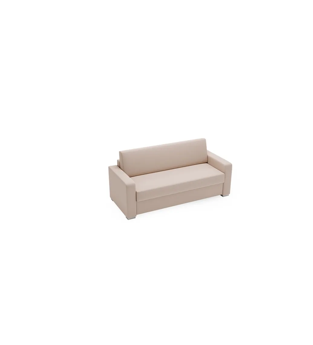 Meblepolak Sofa z włoskim stelażem SOUL ONE 218 cm z funkcją spania