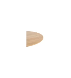 Zona-Design Stół AGARA 100 cm biały naturalny blat