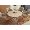 Invicta Interior Stół ALPINE 120 cm ceramika w optyce trawertynu