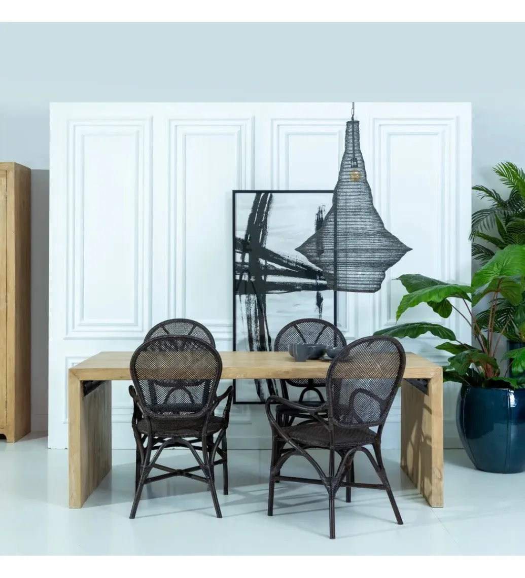 DENZO Stół ALRED 200 x 100 cm drewno sosny