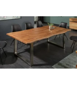 Invicta Interior Stół ARKTYKA Mammut 200 cm drewno akacja honey