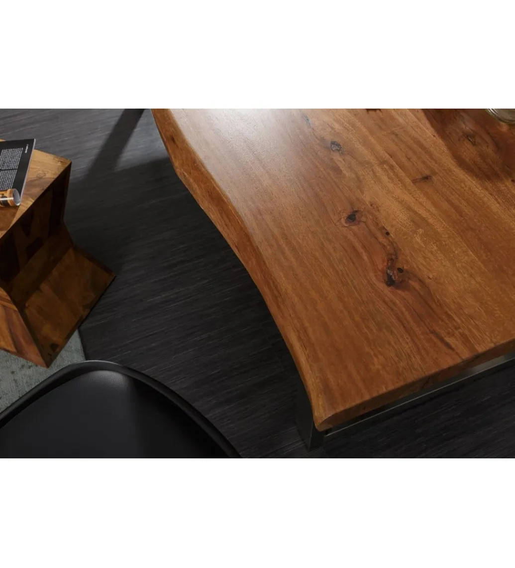 Invicta Interior Stół ARKTYKA Mammut 200 cm drewno akacja honey