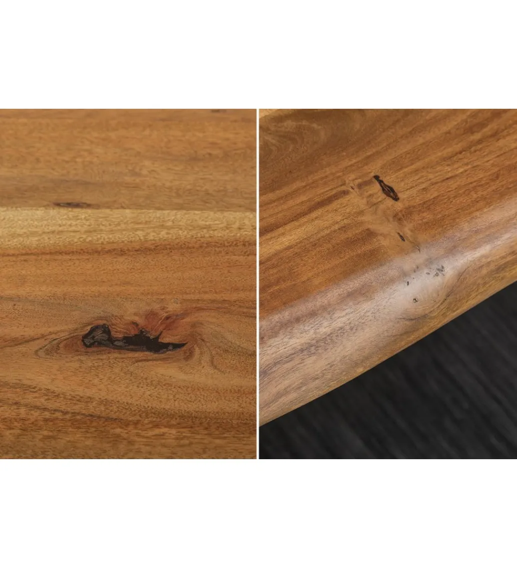 Invicta Interior Stół ARKTYKA Mammut 200 cm drewno akacja honey