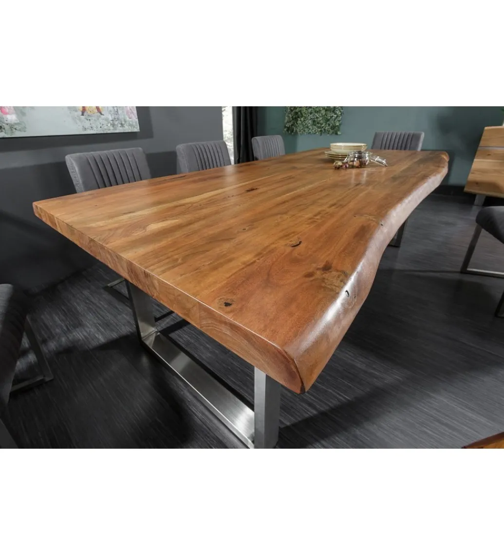Invicta Interior Stół ARKTYKA Mammut 200 cm drewno akacja honey