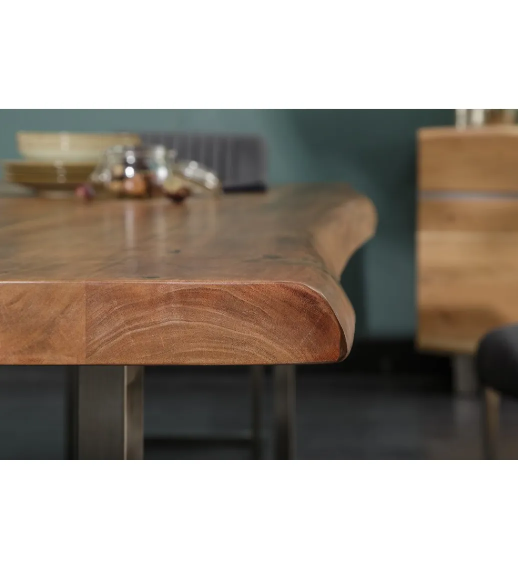 Invicta Interior Stół ARKTYKA Mammut 200 cm drewno akacja honey