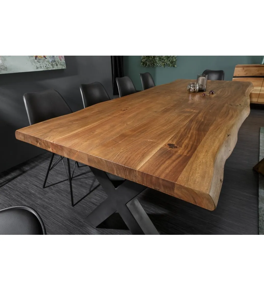 Invicta Interior Stół ARKTYKA Mammut X 240 cm drewno Akacja honey