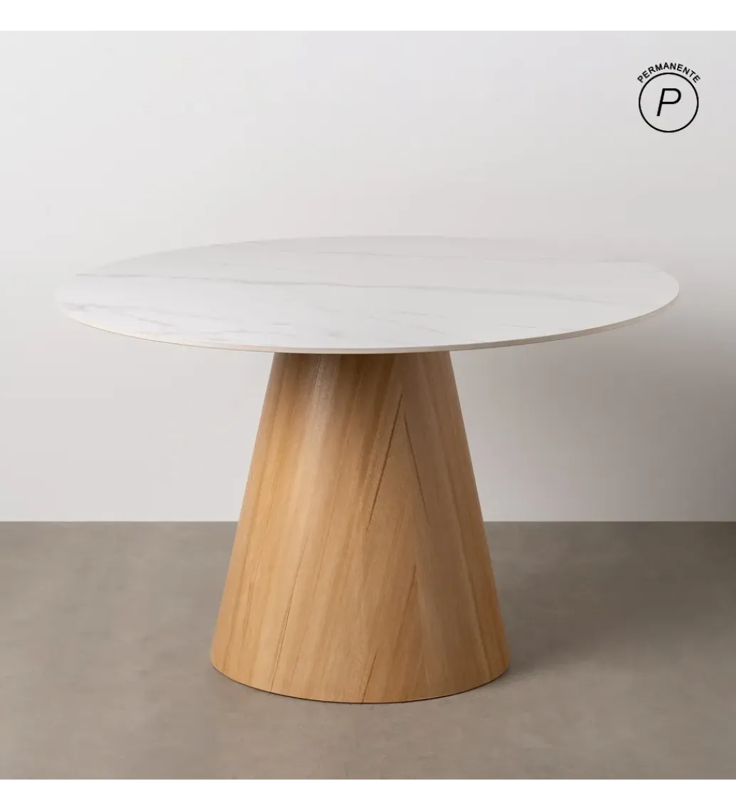Zona-Design Stół ARPYK 120 cm naturalny blat ceramika