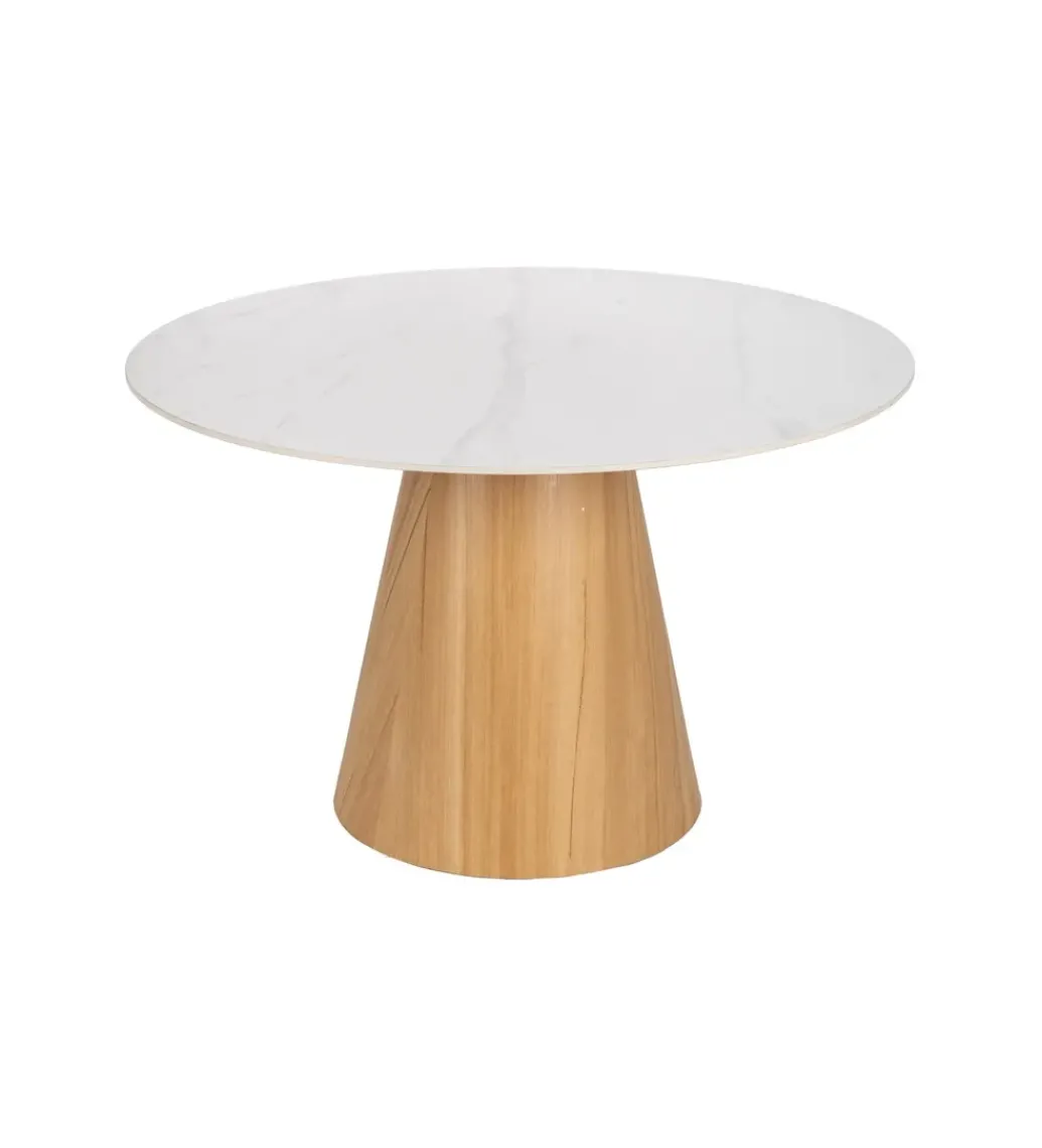 Zona-Design Stół ARPYK 120 cm naturalny blat ceramika
