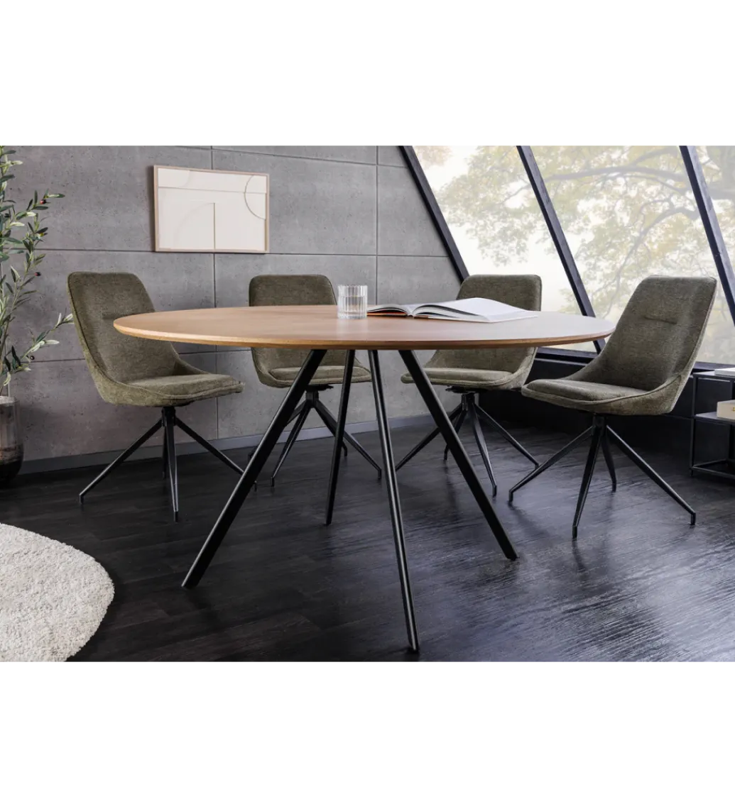 Invicta Interior Stół ATELIER 120 cm kolor naturalnego dębu