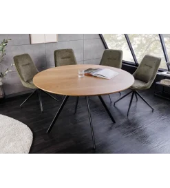 Invicta Interior Stół ATELIER 120 cm kolor naturalnego dębu