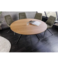 Invicta Interior Stół ATELIER 120 cm kolor naturalnego dębu